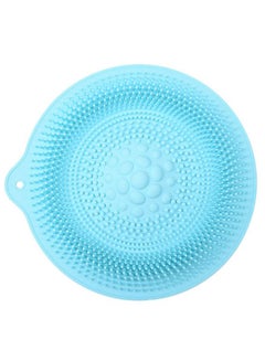 Buy Anti-Slip Foot Massage Bathroom Pad Blue 32centimeter in UAE