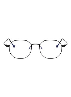 Buy unisex Blue Light Blocking Hexagon Computer Glasses in UAE