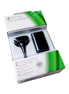 Buy Play And Charge Kit For Xbox 360 Black in Saudi Arabia