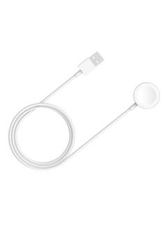 Buy Wireless Magnetic Charging USB Cable Adapter For Smart Watch White in Saudi Arabia