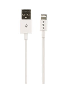 Buy Data Transmit And Charging Cable For iPhone White in UAE