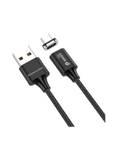 Buy Type-C Micro USB Charging Data Cable 13.50centimeter Black in Saudi Arabia