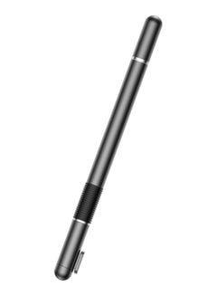 Buy 2-in-1 Capacitive Touchscreen Stylus & Ballpoint Pen for Smartphones and Tablets BLACK in UAE