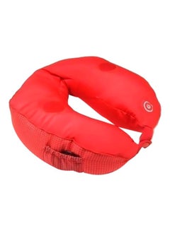 Buy Neck Massager Pillow cotton Red 30x25cm in UAE