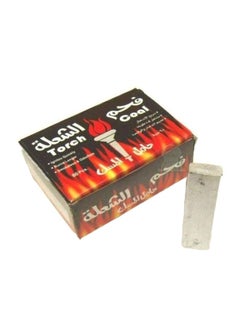 Buy 60-Piece Flammable Torch Coal Set White in UAE