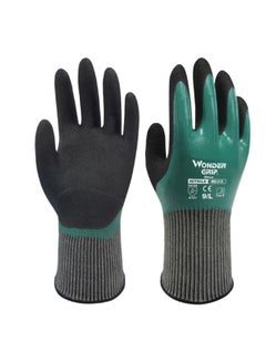 Buy Thermo Plus Coldproof Working Gloves Green/Black 20x13x2cm in Saudi Arabia