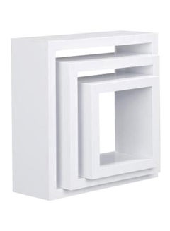 اشتري Cubic Wall Floating Shelf White في مصر