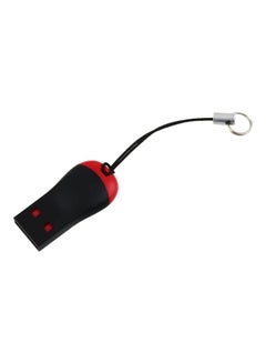 Buy T-Flash Memory Card Reader Red/Black in Saudi Arabia