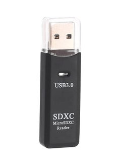 Buy USB Card Reader Adapter Black in UAE