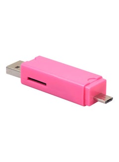 Buy Micro USB Charging Hub Pink in UAE