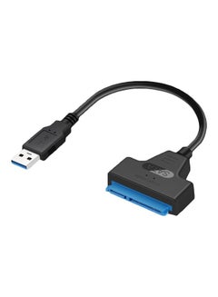 اشتري كابل محول USB 3.0 إلى SATA أسود في السعودية
