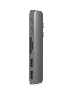 Buy 7-In-1 USB Hub Combo Silver in UAE