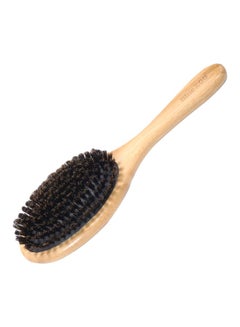 Buy Bamboo Handle Hair Brush Brown/Black in UAE