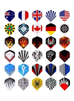 Buy 30-Piece Durable National Flag Darts Flights Set in Saudi Arabia