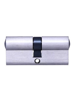 Buy Normal Door Cylinder With Key Silver 60mm in Saudi Arabia