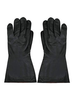 Buy Latex Industry Gloves Black 32x16x0.7cm in UAE