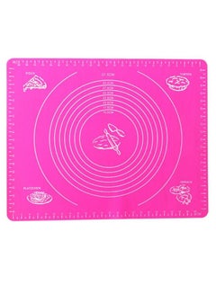 Buy Non-Stick Scale Rolling Mat Rose Red 50 x 40cm in Egypt