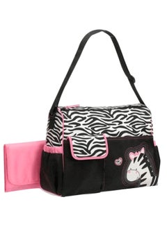 Buy Animal Print Diaper Bag With Charging Pad in Saudi Arabia