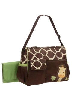 Buy Animal Print Diaper Bag With Charging Pad in UAE