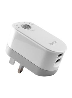 Buy 2-Port USB Home Wall Charger For Mobile Phones White in Saudi Arabia