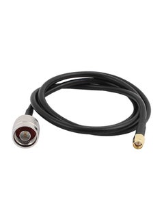 Buy N-Type Male To SMA Male  Antenna Pigtail Coax Extension Cable Black/Gold in Saudi Arabia