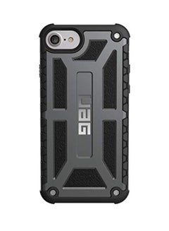 Buy Monarch Series Protective Case Cover For Apple iPhone Black/Grey in UAE
