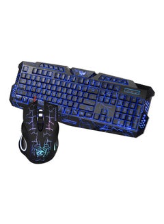 Buy J10 Gaming Keyboard And Mouse Set Blue/Pink/Red in Saudi Arabia