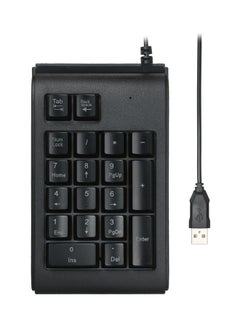 Buy USB Wired Numeric Keypad Black in Saudi Arabia