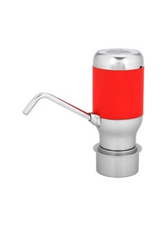 Buy USB Rechargeable Water Pump Bottle Dispenser 5W JYA02222 Red in Saudi Arabia