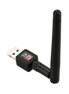 اشتري محول واي فاي USB صغير لجهاز راسبري باي أسود في الامارات