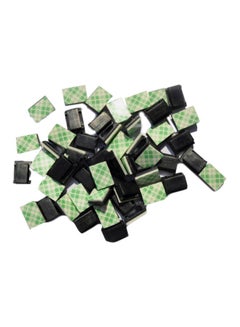 اشتري 40-Piece Car Cable Tie Self Adhesive Clips Set في السعودية