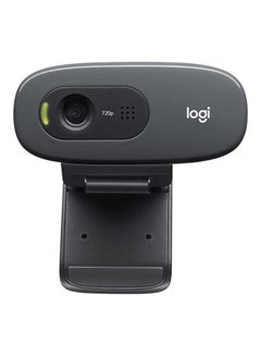 Buy C270 HD Computer Webcam With Built-In Mic Black in UAE