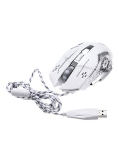 Buy C6733 Wired Gaming Mouse White/Grey in UAE