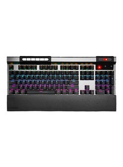 اشتري لوحة مفاتيح ميكانيكية سوريا للألعاب بإضاءة خلفية بإضاءة خلفية LED RGB ومفاتيح زرقاء، أسود، من ريدراجون طراز K563 في مصر