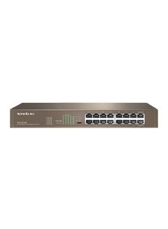 Buy TEG1016D 16-port Gigabit Ethernet Desktop/Rackmount Switch Camel Brown in Saudi Arabia