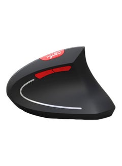 Buy Wireless Mouse Vertical Black/Red in Saudi Arabia
