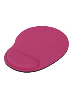 Buy Silica Gel Wrist Support Mouse Pad Pink in Saudi Arabia