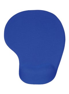 Buy Wrist Support Mouse Pad Blue in Saudi Arabia