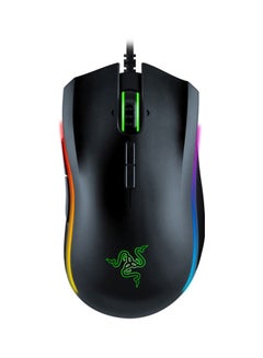 Buy Razer Mamba Elite Wired Gaming Mouse: 16,000 DPI Optical Sensor - Chroma RGB Lighting - 9 Programmable Buttons - Mechanical Switches Black in Egypt