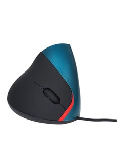 Buy Wired Optical Vertical USB Mouse Blue/Black/Red in UAE