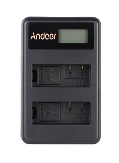 اشتري Rechargeable Camera Battery Charger For Nikon EN-EL14 أسود في الامارات