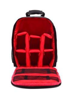 Buy Multifunctional Digital Camera Backpack Red/Black in Saudi Arabia
