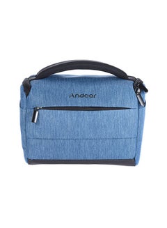 Buy Cuboid Shaped Camera Shoulder Bag Blue in UAE