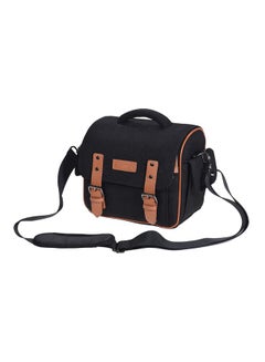 Buy Waterproof Camera Messenger Bag Black/Beige in Saudi Arabia