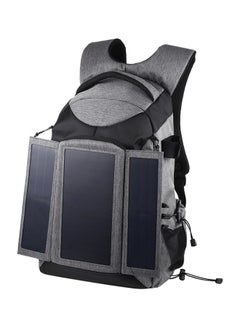 Buy 3-Fold Camera Backpack With Headphone Jack And USB Port Black/Grey in UAE