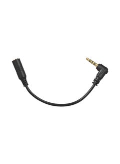 Buy Microphone Adapter Cable Black in UAE