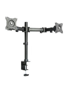 Buy Dual Monitor Arms Fully Adjustable Desk Mount Stand Black in Egypt