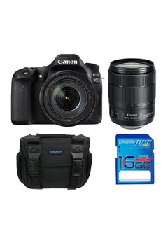 Buy EOS 80D DSLR Camera With EF-S 18-135mm Lens With Accessories in UAE