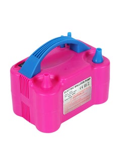 Buy Portable Electric Air Blower Balloon Inflator Pump Fast Inflatable Tool Pink/Blue in Egypt
