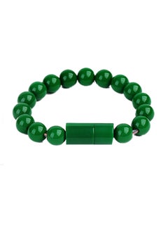 Buy USB Bracelet Charging Sync Data Cable Cord Green in UAE